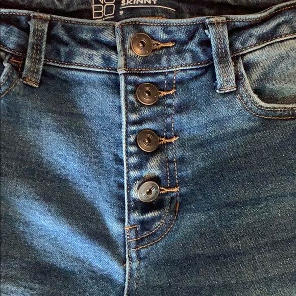 NO BO high rise skinny rip jean size 9 for women - Picture 4 of 8